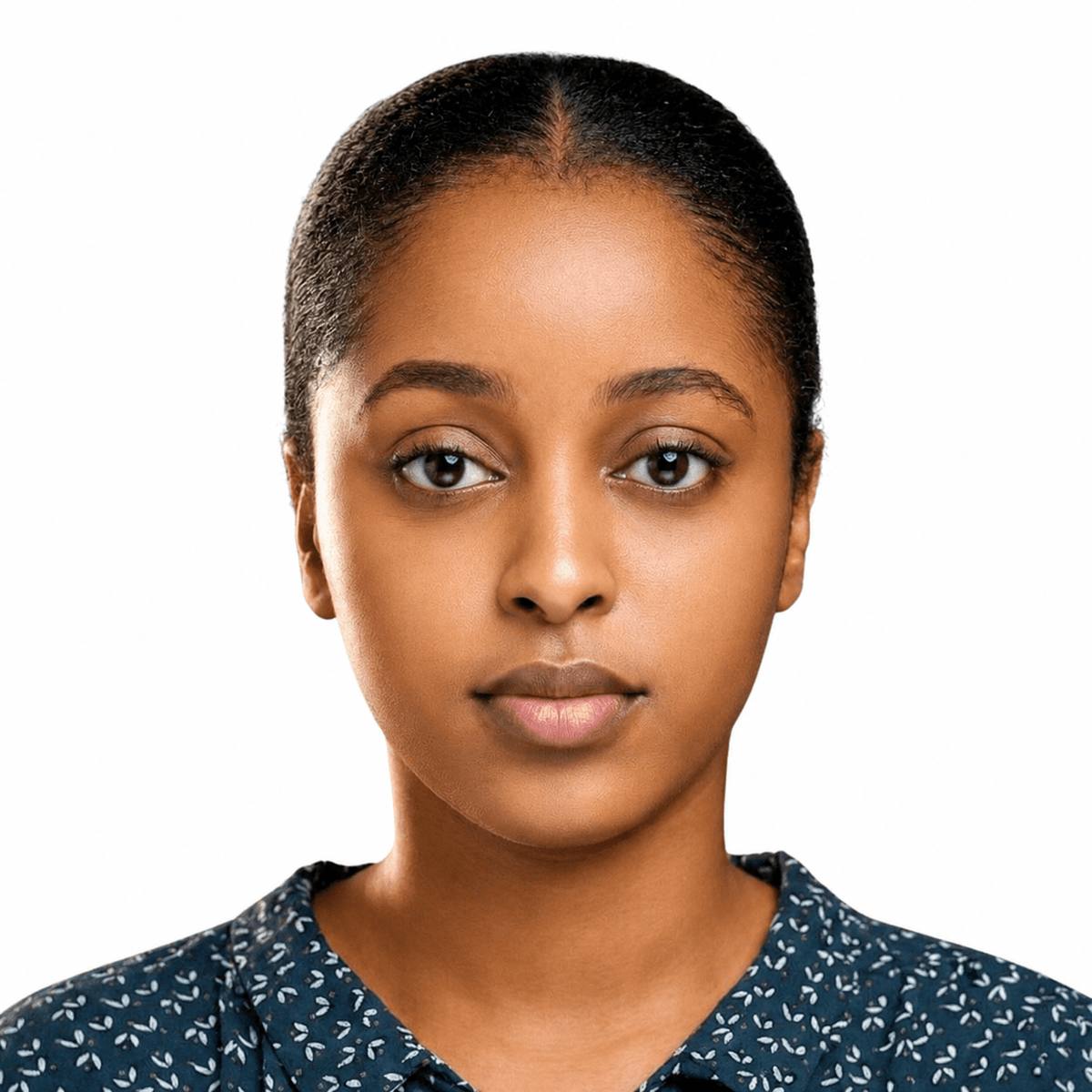 Portrait of Sophonie Leny, Community support at English Club for USA